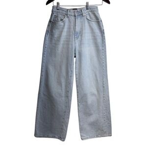 BDG High & Wide Jeans W 25 Light Wash Denim High Rise Wide Leg Urban Outfitter